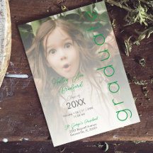 Moderne groene Fancy Vellum Overlay Effect Foto