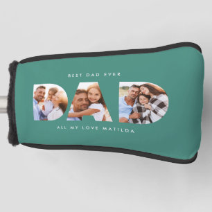 Moderne groene Foto Golf Gepersonaliseerd Gift voo Golfheadcover