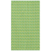 Moderne groene gele driehoek Geometrisch patroon Tafelkleed (Voorkant)