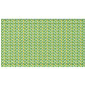 Moderne groene gele driehoek Geometrisch patroon Tafelkleed (Voorkant (Horizontaal))