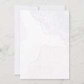 Moderne groene geometrieuitnodiging kaart (Achterkant)