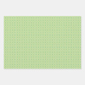 Moderne Groene Geometrische St. Patrick's Day set  Inpakpapier Vel (Voorkant 3)