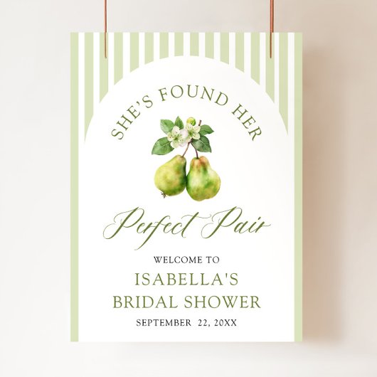 Moderne groene geruite perfecte paar bruiloftsfees poster