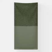 Moderne groene gesplitste paneel evenementbanner – spandoek (Verticaal)