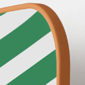 Moderne groene gestreepte luxe pickleball-paddle pickleball paddle (Links Detail)