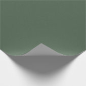 Moderne groene gestructureerde decoratieve inpakpa cadeaupapier (Hoek)