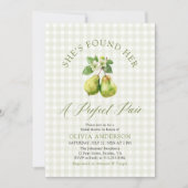 Moderne groene Gingham Perfect Pair Bruidsmeisjesf Kaart (Voorkant)