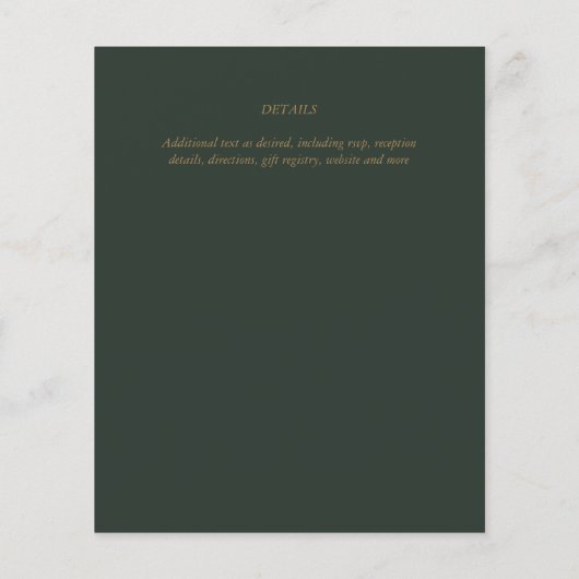 Moderne Groene Gold-begrotingsprogramma (Achterkant)