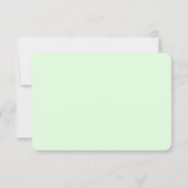 Moderne groene Gold RSVP geen mailing Voorbehouden (Achterkant)