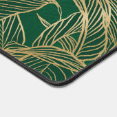 Moderne groene goudvulling Plant botanisch ontwerp Bureaumat (Hoek)