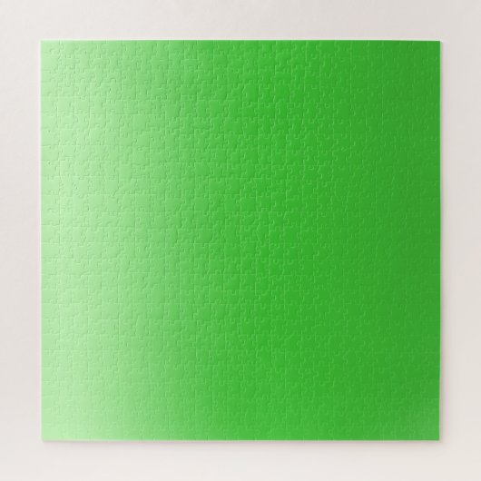 Moderne groene gradiënt Waterverf Regelboog Legpuzzel (Verticaal)