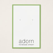 Moderne groene grensjuwelen die Kaart verdienen (Voorkant)