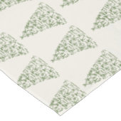 Moderne groene grillige kerst tafelkleed (Gekanteld)