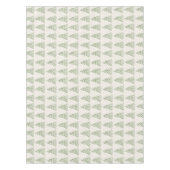 Moderne groene grillige kerst tafelkleed (Voorkant)