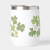 Moderne Groene Ierse Leaf Clover Wedding (Rechts)