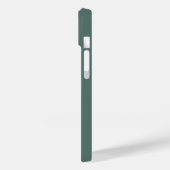 Moderne groene initiaal minimaal tegenwoordig Case-Mate iPhone case (Achterkant / Links)