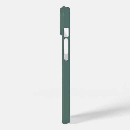 Moderne groene initiaal minimaal tegenwoordig Case-Mate iPhone case (Achterkant / Links)