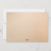 Moderne groene inkt vakantie kerstfoto feestdagenkaart (Achterkant)