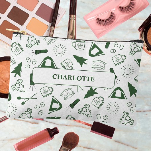Moderne Groene Kamp Bachelorette Weekend Etui