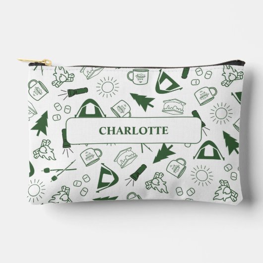 Moderne Groene Kamp Bachelorette Weekend Etui (Voorkant)