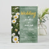 Moderne groene katholieke huwelijksuitnodiging kaart (Staand voorkant)