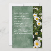 Moderne groene katholieke huwelijksuitnodiging kaart (Achterkant)