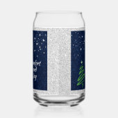 Moderne groene kerstboom feestelijk blikvorm glas (Rechts)