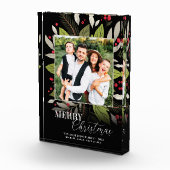 Moderne groene kerstvakantie fotoblokken (Rechts)
