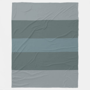 Moderne groene kleurblok fleece deken