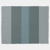 Moderne groene kleurblok fleece deken (Voorkant (Horizontaal))