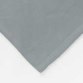 Moderne groene kleurblok fleece deken (Hoek)