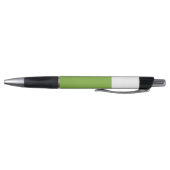 Moderne groene kleurblok-monogram pen (Bodem)