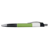 Moderne groene kleurblokmonogram pen (Bovenkant)