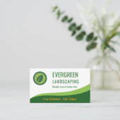 Moderne groene landschapsarchitectuur gazon zorg visitekaartje (Staand voorkant)