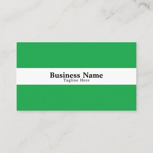 Moderne groene landschapsarchitectuur Silhouette L Visitekaartje (Achterkant)