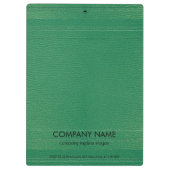 Moderne groene lederen look klembord (Achterkant)