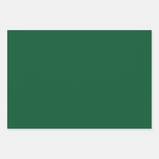 Moderne groene lijn vakantie inpakpapier vel (Voorkant 3)