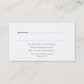 Moderne groene lijnen Waterverf artiest Afsprakenkaartje (Achterkant)