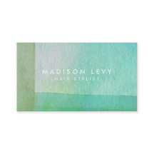 Moderne groene lijnen Waterverf artiest