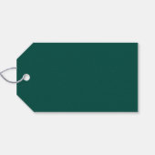 Moderne Groene Margarita Fiesta Verjaardagsfeest Cadeaulabel (Achterkant Horizontaal)