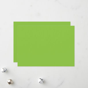 Moderne groene minimalistische kerstkaart