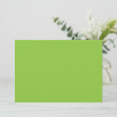 Moderne groene minimalistische kerstkaart (Staand voorkant)