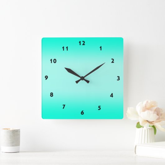 Moderne groene natuur van de gradiënt van de Water Vierkante Klok (Huis)