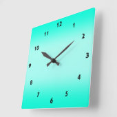 Moderne groene natuur van de gradiënt van de Water Vierkante Klok (Hoek)