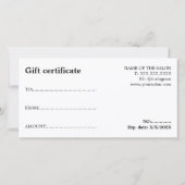 Moderne groene pastel Bold Holiday Salon (Achterkant)