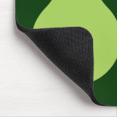 Moderne groene peren muismat (Hoek)