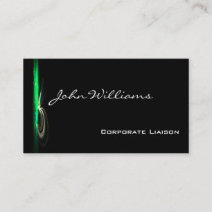 Moderne Groene Professionele Visitekaartjes met fo