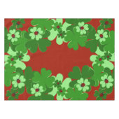 Moderne groene, rode lieveheersbeestje insect & kl tafelkleed (Voorkant (Horizontaal))