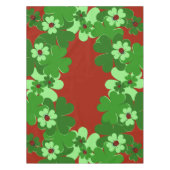 Moderne groene, rode lieveheersbeestje insect & kl tafelkleed (Voorkant)