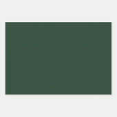 Moderne groene roze gouden kerstbomen inpakpapier vel (Voorkant 3)